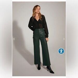 Favorite daughter THE MISCHA SUPER HIGH RISE WIDE LEG ANKLE size 29 in belize